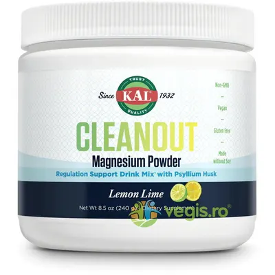 Cleanout Magnesium Powder (Aroma de Lamaie si Lamaie Verde) 240g Secom