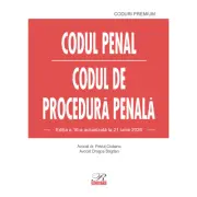 Codul penal. Codul de procedura penala. Editia a 16-a actualizata la 21 iunie 2026