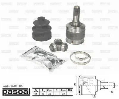 Cap planetara spre cutia de viteze (25z 23z 35mm) HYUNDAI COUPE, ELANTRA, LANTRA II 1.6 1.8 intre 1995-2006