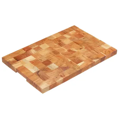 vidaXL Placă de tocat, 60 x 40 x 3,8 cm, lemn masiv de acacia