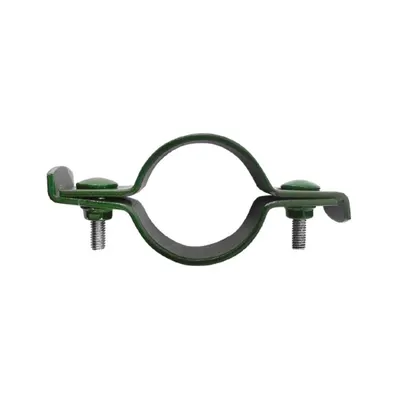 Brida Fixare Traseu pentru Stalpi Rotunzi Ø 48.3 Mm Ø 1.5 Inch Acoperire Vopsit Ral 6005