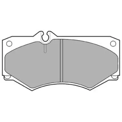 Set placute frana, frana disc DELPHI LP468