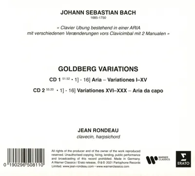 Bach: Goldberg Variations