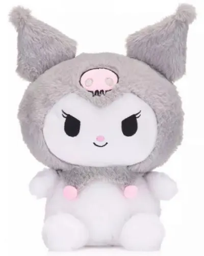 Figurină de pluș Sanrio Animation: Sanrio - Kuromi (Gri)