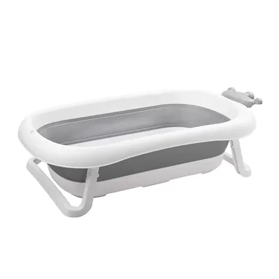 Cadita de baie pliabila cu scurgere Lorelli Royal 83 cm Grey