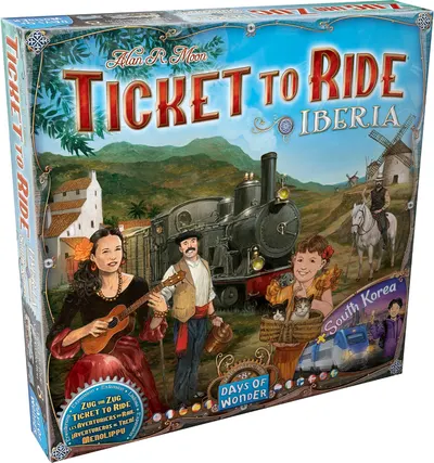 Extensie pentru jocul de societate Ticket to Ride Map Collection 8: Iberia &amp; South Korea