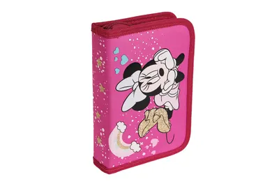 Penar 1 fermoar &amp; 2 flaps, 19.5x13x3.5 cm Minnie