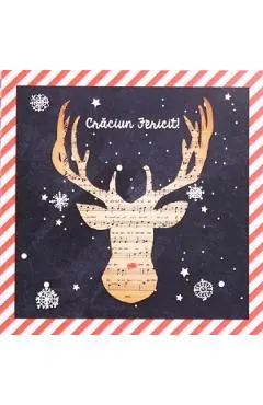 Felicitare cadou de Craciun: Red Nose