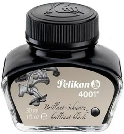Calimara cu cerneala Pelikan - neagra, 30 ml