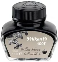 Calimara cu cerneala Pelikan - neagra, 30 ml