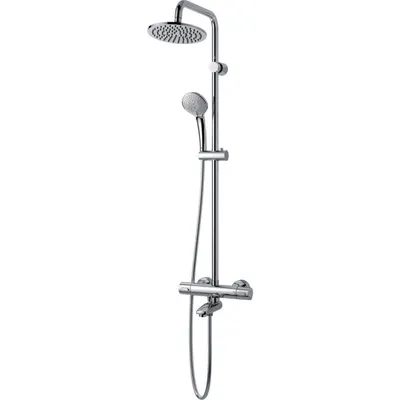 Sistem Dus cu Pipa Cada Idealrain Pro cu Ceratherm 100