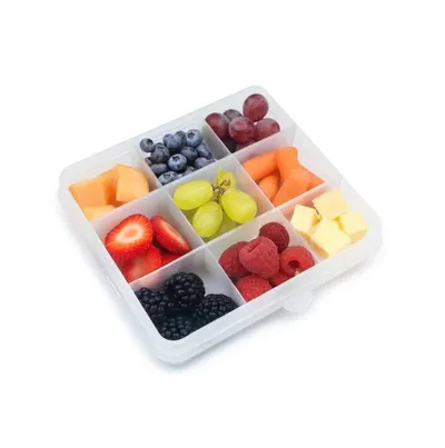 Cutie snack cu 9 compartimente Melii oatmilk beige