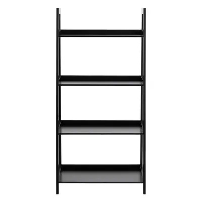 Bibliotecă Actona Wally, înălțime 130 cm, negru