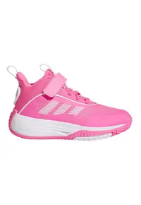 Pantofi Own The Game 3.0 cu bareta velcro pentru baschet - Roz aprins/Piersica
