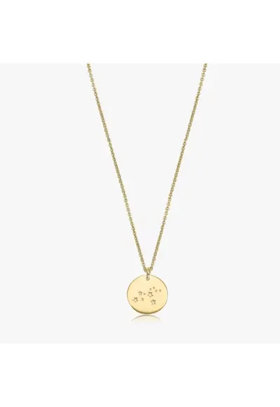 Colier din argint Golden Zodiac - Leo - 50-55 cm