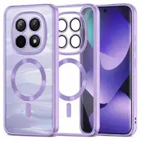 Husa MagSafe pentru Xiaomi Poco M8 / Redmi Note 15 5G / Note 15 4G, Techsuit, Luxury Crystal, Mov Deschis