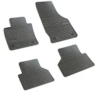 Set covorase auto din cauciuc Audi Q3 2011-2018, Negru, presuri FROGUM, negre, 4 buc.