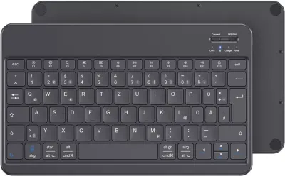 Tastatura Tableta Keyboard Bluetooth Universal EN Black Bulk