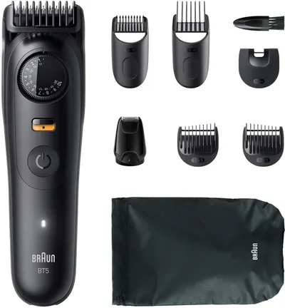 Aparat de tuns barba Braun - BT5560, Black/Mat
