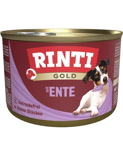 RINTI Gold Duck hearts Mini inimi de rata hrana caine talie mica 185 g