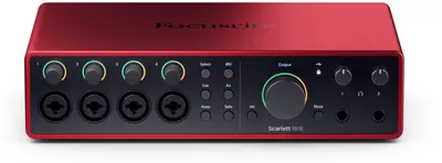 Interfață audio Focusrite - Scarlett 18i16 4th Gen, roșu