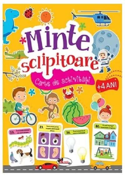 Minte sclipitoare. Carte de activități +4 ani - Paperback brosat - ***