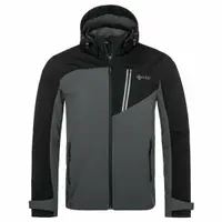 Geaca Softshell KILPI Ravio, Gri Inchis, Barbati