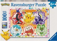 Puzzle Ravensburger din 100 XXL de piese - Pokemon: Legendele Scarlet și Violet