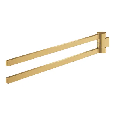 Suport prosop Grohe Selection 41063GN0, 400 mm, 2 suporti, montare pe perete, fixare ascunsa, pivotant, mat, Cool Sunrise