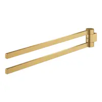 Suport prosop Grohe Selection 41063GN0, 400 mm, 2 suporti, montare pe perete, fixare ascunsa, pivotant, mat, Cool Sunrise