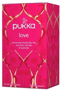 Ceai bio din plante Love, 20 plicuri filtrante, Amla Natur
