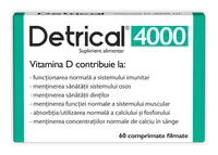 Detrical Vitamina D 4000UI, 60 comprimate, Zdrovit