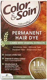 3 Chenes Color & Soin Vopsea de păr, 11A Culoare blond cenușiu nisip
