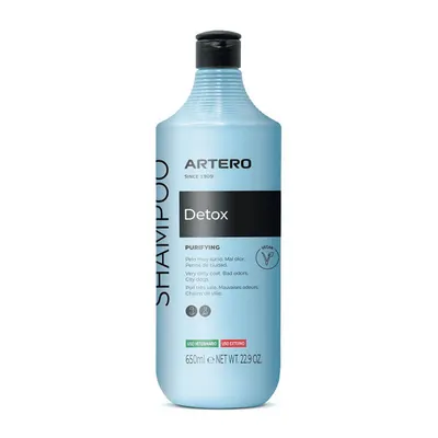 Sampon concentrat Artero DETOX cu carbune activ - 650 ml