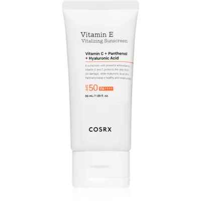 Cosrx Vitamin E Vitalizing Sunscreen crema de soare pentru fata anti-imbatranire SPF 50+ 50 ml