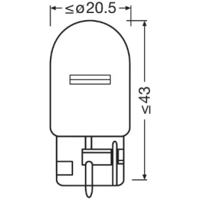 Bec, semnalizator ams-OSRAM 7505-2BL