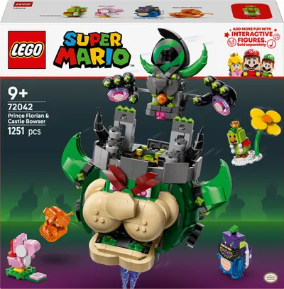 Constructor LEGO Super Mario - Prince Florian si Castle Bowser (72042)