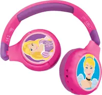 Căști pentru copii Lexibook - Princesses HPBT010DP, wireless, roz
