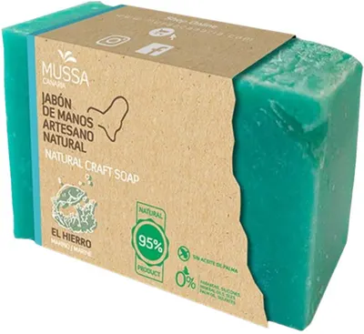 Mussa Canaria Săpun natural, cu alge marine din insula El Hierro, 100 g
