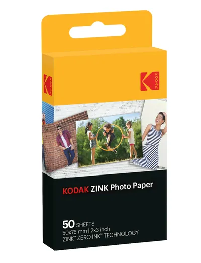 Hârtie foto Kodak - Zink 2x3”, 50 pack