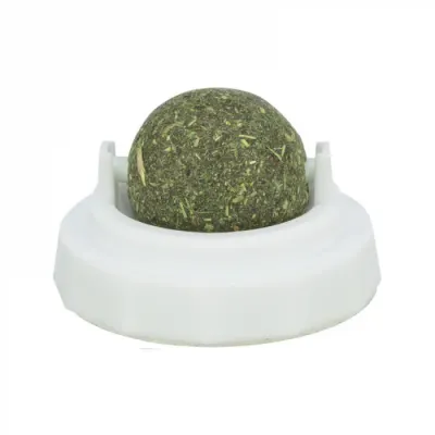 Jucarie pentru pisici Trixie Minge cu catnip suport 5 cm