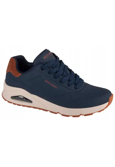 Tenisi barbati Uno - Suited On Air - bleumarin - textil - cu amortizare Air-Cooled Memory Foam