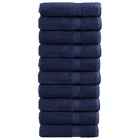 Gossi prosoape de baie premium solund 10buc albastru 100x150cm 600gsm