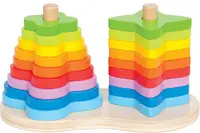 Forme de aranjat de la Hape - Turn dublu, din lemn