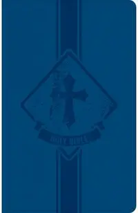 KJV Kids Bible, Thinline Edition, Navy Leathertouch