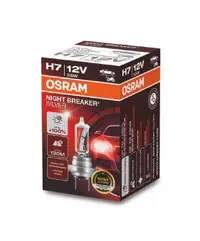 Bec 12V H7 55 W Night Breaker Silver +100% Osram