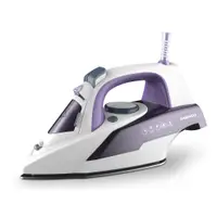 Fier de calcat Daewoo, putere 3000 W, talpa ceramica, jet abur puternic 25 g/minut, abur vertical, capacitate rezervor 300 ml, Mov