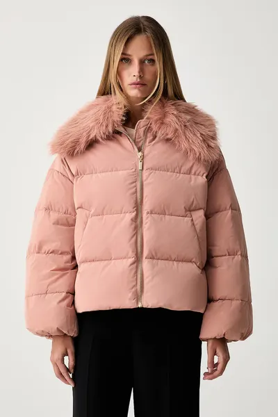 Twinset geacă cu puf pentru femei