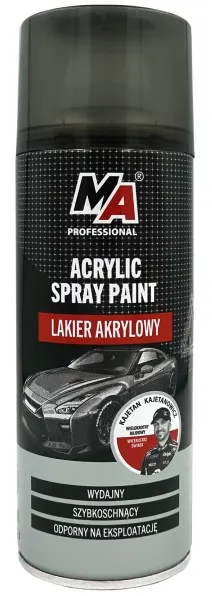 Spray vopsea acrilica negru mat, 400 ml