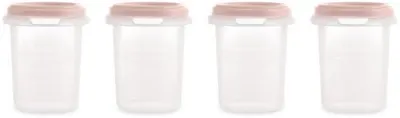Set de recipienti Miniland - Candy, 250 ml, 4 buc